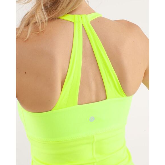 Lululemon Scoop Me Up Tank Top in Ray Bright Yellow Size 4 - Picture 4 of 10